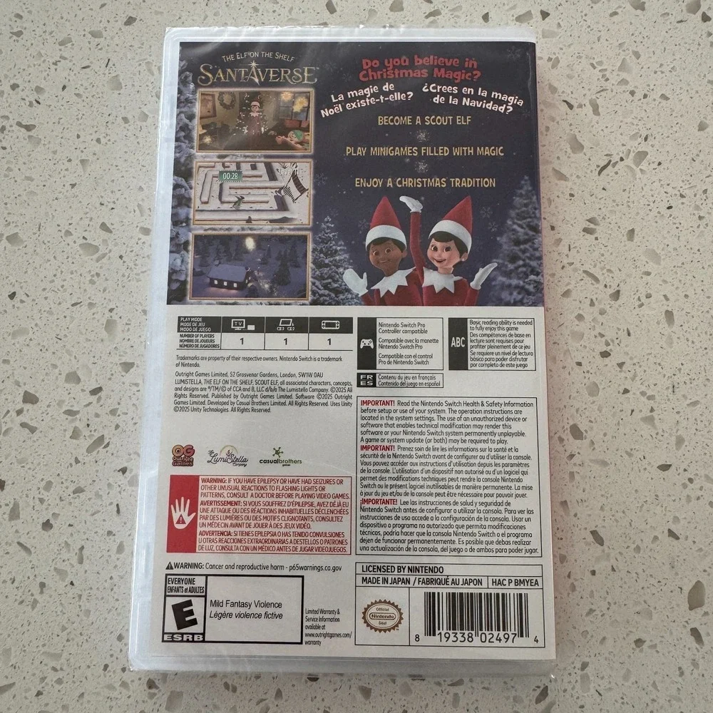 New The Elf on the Shelf: Christmas Heroes (Nintendo‎ Switch, 2025)